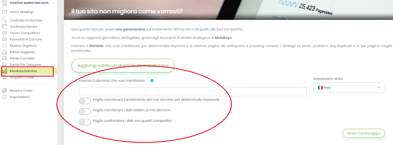 Monitorare dominio in ottica SEO