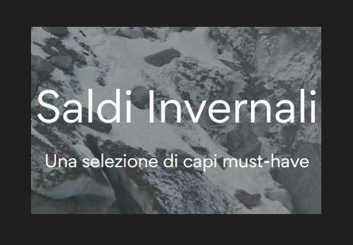 Saldi invernali