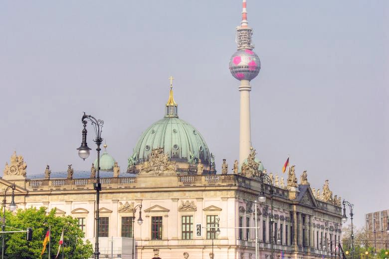 Lo skyline della città di Berlino