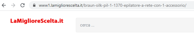 esempio di url ecommerce ottimizzato: esempio tratto dell'ecommerce lamigliorescelta